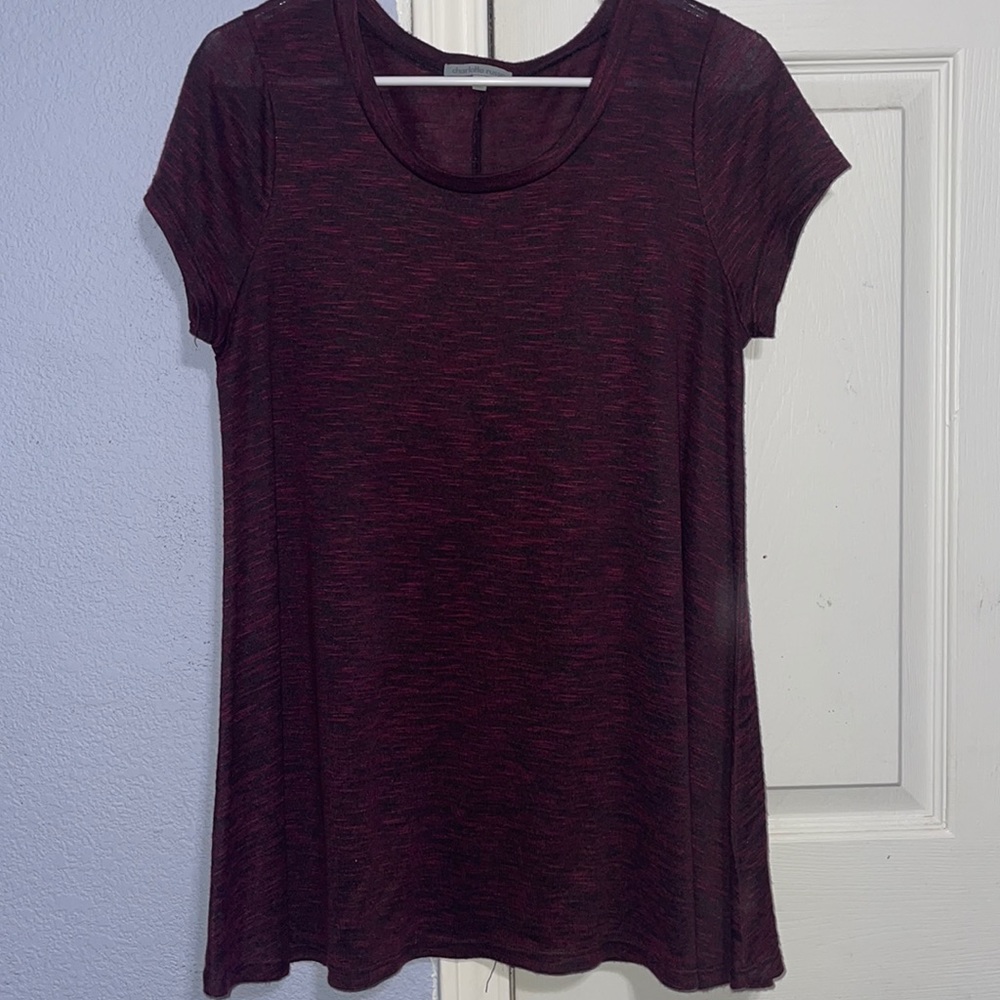 Charlotte Russe- Loose Marion with black top.